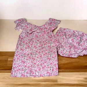 Adorable Baby Girls Summer Outfit Child of Mine Floral 2 piece set